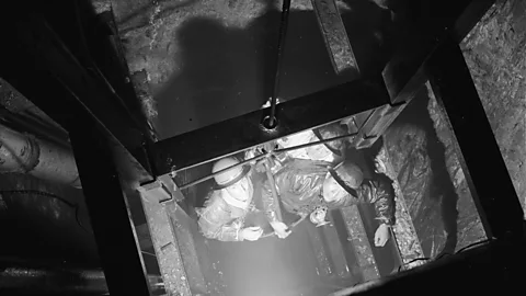 Three Lions/Getty Images In the early 19th Century, Cornish miners travelled to Real del Monte, Mexico, to mine silver (Credit: Three Lions/Getty Images)