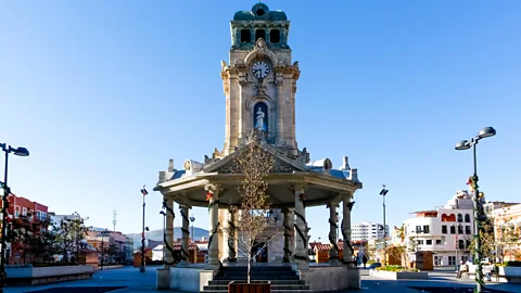 Sergio/Mendoza Hochmann/Getty Images The bell tower in Pachuca, Mexico, is equipped with the same machinery as London’s Big Ben (Credit: Sergio/Mendoza Hochmann/Getty Images)