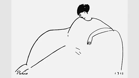 Alamy A 1911 portrait of Akhmatova by Amedeo Modigliani: she addressed him in a poem with the lines ‘When you’re drunk it’s so much fun/Your stories don’t make sense’ (Credit: Alamy)