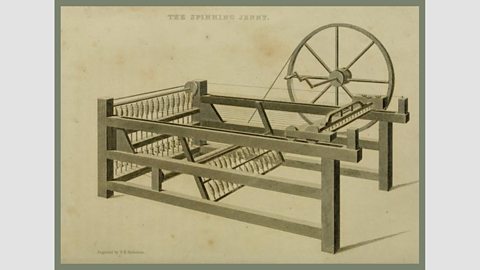  An early 'Spinning Jenny'