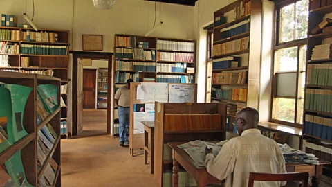 Rachel Nuwer The Amani library was once a very different place (Credit: Rachel Nuwer)