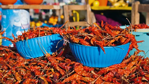 Giulio Mignani/Getty Images Writer Susannah Rigg first encountered ‘albur’, a Mexican play on words, when discussing her love of chilli (Credit: Giulio Mignani/Getty Images)