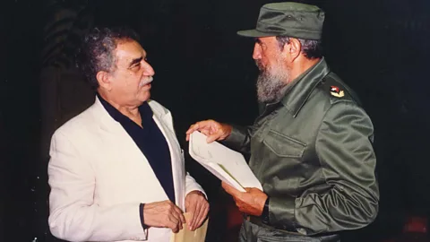 Alamy García Márquez became friends with Fidel Castro in 1977 – the Cuban leader proofread his manuscripts before they were published (Credit: Alamy)