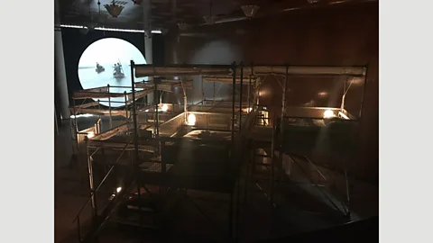 Singapore International Film Festival In his pop-up Sleep-Cinema Hotel, you reserve a cot, then entrancing images and sounds lull you to sleep and greet you on waking (Credit: Singapore International Film Festival)