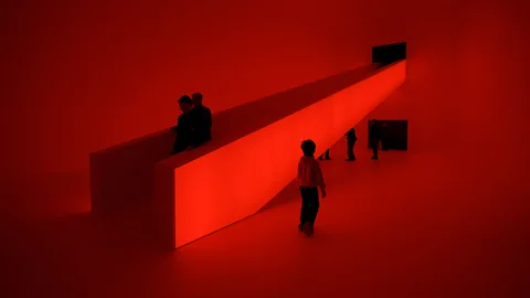 Getty Many former hippies, such as James Turrell, who schooled others on burning their draftcards, ended up creating non-political art, such as his piece Bridget’s Bardo (Credit: Getty)