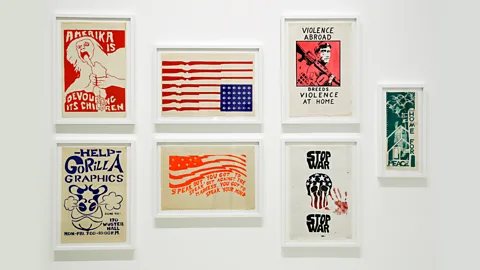 Photo by Greg Beckel, courtesy Walker Art Center Protesting against the Vietnam War was the most common form of political engagement the hippies chose (Credit: Photo by Greg Beckel, courtesy Walker Art Center)