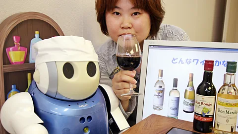 Getty Images Robots serve in the military, replace romantic partners, police shopping centres and even suggest the right dish to pair with wine using infrared sensors (Credit: Getty Images)