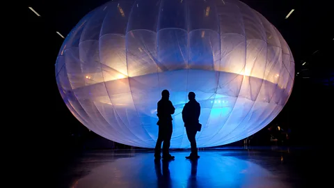 Getty Images Project Loon's balloons have already been used in disaster relief operations (Credit: Getty Images)