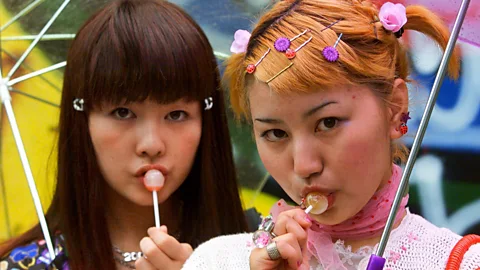Getty Images Sex and the City arrived right at the moment that bolder feminine attitudes were emerging in Japan, as epitomised by the Harajuku style (Credit: Getty Images)