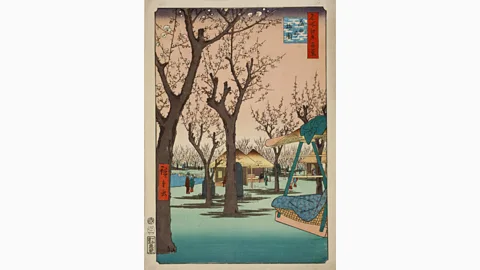 Nationaal Museum voor Wereldculturen, Leiden Utagawa Hiroshige influenced Van Gogh: this is Hiroshige’s Plum Garden at Kamata, 1857 (Credit: Nationaal Museum voor Wereldculturen, Leiden)