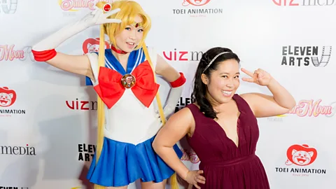 Getty Images Stephanie Sheh voices Sailor Moon in the most recent English versions. Japan's anime industry is booming and provides Western actors with dubbing jobs (Credit: Getty Images)