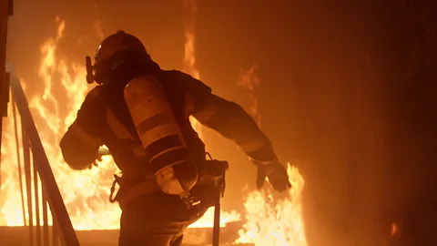 Getty Images A perceived threat made firefighters better at processing information (Credit: Getty Images)