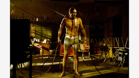 Alamy The Saw and Hostel franchises introduced in the mid 2000s a new style of horror picture some deemed ‘torture porn’ – the emphasis was on gore and dismemberment (Credit: Alamy)