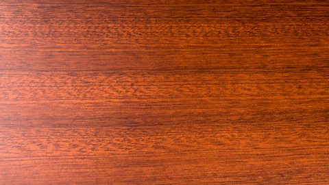 The grain on a mahogany plank