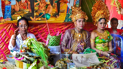 Mark Eveleigh It’s said that in rural Bali more than half of a family’s income is spent on temple ceremonies (Credit: Mark Eveleigh)