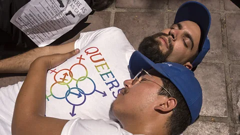 Getty Images Survivors of traumatic events – such as the Orlando shooting – sometimes report greater resilience (Credit: Getty Images)