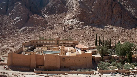 travelgame/Getty Images The Unesco-listed St Catherine’s Monastery is believed to house the Burning Bush, from which God revealed himself to Moses (Credit: travelgame/Getty Images)