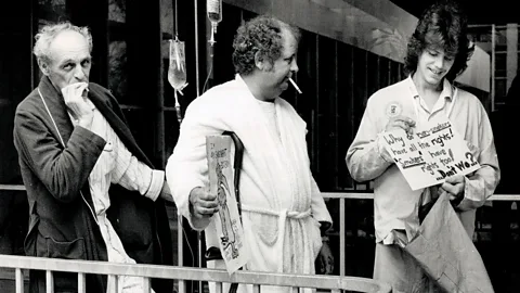 Getty Images Today, general consensus is that it makes sense not to allow smoking inside hospitals – but before that ban became commonplace, some people felt otherwise (Credit: Getty Images)