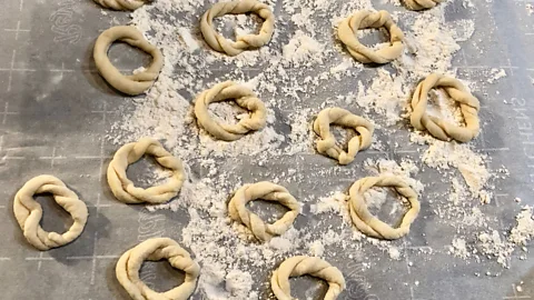 Michelle Gross Lorighittas were prepared by single women and are said to resemble earrings (Credit: Michelle Gross)