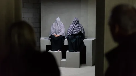 Taryn Simon/Hugo Glendinning/Courtesy Artangel Taryn Simon staged An Occupation of Loss, a performance involving 21 ‘professional mourners’ from different cultures (Credit: Taryn Simon/Hugo Glendinning/Courtesy Artangel)