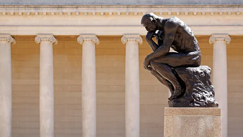 Alamy The British Museum’s Ian Jenkins has said he thinks Rodin’s The Thinker should be called The Mourner because the figure is resting his chin on a closed fist (Credit: Alamy)