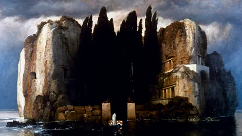 Alamy Arnold Böcklin’s oil-on-wood painting Isle of the Dead from 1880 drew on Greek mythology – and inspired a Jacques Tourneur horror film of the same name (Credit: Alamy)