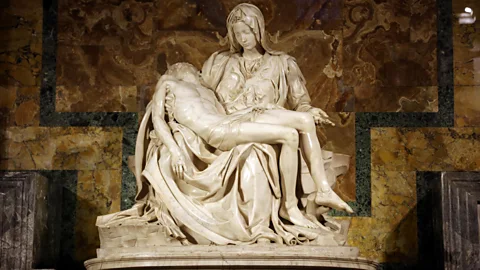 Alamy Michelangelo’s Pietà at St Peter’s Basilica is a well-known version of one of the most common images in Catholicism: Mary grieving the death of her son (Credit: Alamy)