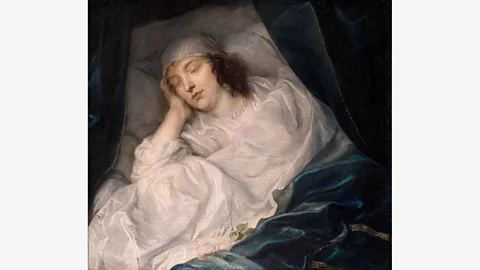 Alamy Anthony van Dyck painted Venetia, Lady Digby, On Her Deathbed in 1633 – two days after she died in her sleep (Credit: Alamy)