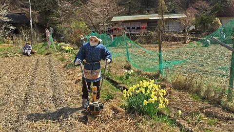 Don George While driving through the heart of Shikoku, Japan, writer Don George came across a village populated with scarecrows (Credit: Don George)