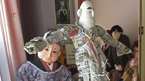 Don George Each scarecrow takes about three days to make (Credit: Don George)