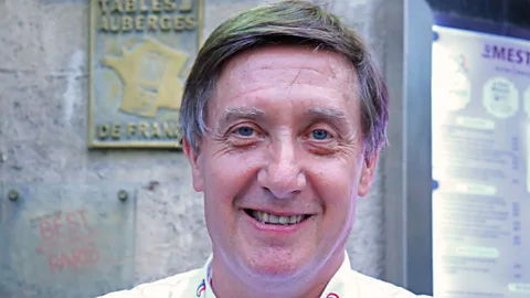 Vivian Song Alain Fontaine, chef and owner Le Mesturet, believes the bistro is essential to preserving a unique aspect of Parisian culture (Credit: Vivian Song)