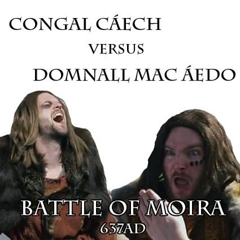 A poster for the Battle of Moira