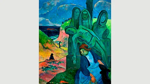 Alamy Paul Gauguin’s 1889 painting Green Christ reveals a sculpture frozen between life and death (Credit: Alamy)