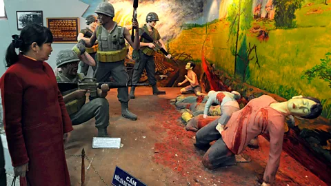 Getty Images As shown by atrocities like the 1968 My Lai massacre, people don’t always reach the tipping point where they realise following orders is a terrible idea (Credit: Getty Images)
