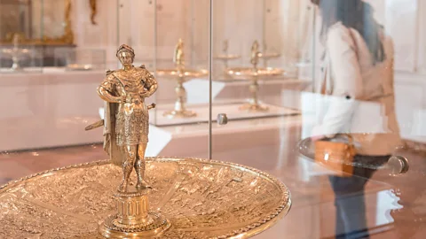 Waddesdon Rothschild Collections The Silver Caesars have been exhibited at the Metropolitan Museum of Art, and are now on show at Waddesdon Manor in the UK (Credit: Waddesdon Rothschild Collections)
