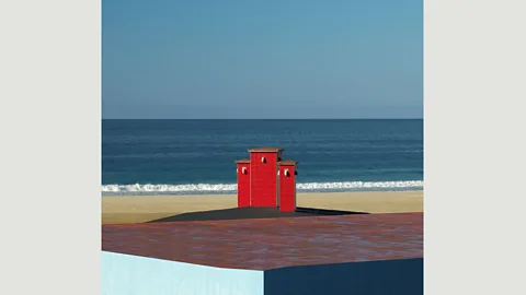 Charlie Waite “It was the asymmetrical nature of these shapes that appealed to me. The diabolical red chimneys seemed to add to the oddness of the image” – Charlie Waite (Credit: Charlie Waite)