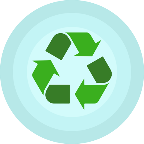 A recycle symbol