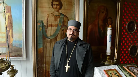 John Zada Reverend Evon Bereskin was previously Unalaska's sole Christian Orthodox priest (Credit: John Zada)