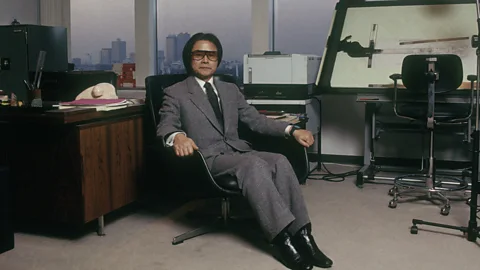 Getty Images Architect Kisho Kurokawa, seen here in 1988, created 'Metabolic' designs in the 1960s (Credit: Getty Images)