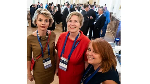 Bill Harby The women at the event were vastly outnumbered by men (Credit: Bill Harby)