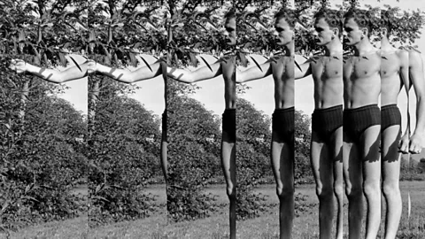 Edouard Taufenbach/Gallery Binome Adam by Edouard Taufenbach – collage of silver print photographs made from Sébastien Lifshitz’s collection (Credit: Edouard Taufenbach/Gallery Binome)