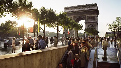 Getty Images One study found roughly a third of public transport commuters met recommendations of 30-minutes exercise a day just through their commute (Credit: Getty Images)