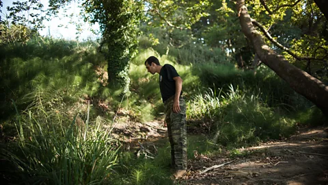 Louiza Vradi Stelios Tripalitakis has devoted his life to combing Crete for military relics left behind after World War Two (Credit: Louiza Vradi)