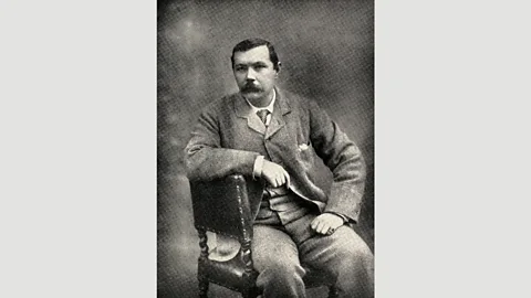 Getty Images Conan Doyle, seen here around 1900, got involved in the effort to exonerate George Edalji as he thought Edalji was a victim of a racist frame-up (Credit: Getty Images)