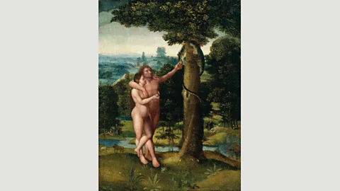 Kunsthalle Bremen Adam and Eve are often seen as the original couple, and have been portrayed in art for centuries, such as this painting by Adriaen Isenbrant from 1520 (Credit: Kunsthalle Bremen)