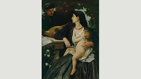 Kunsthalle Bremen Anselm Feuerbach ired the Italian model Anna Risi so much that he painted her at least 20 times, such as in The Mandolin Player, 1868 (Credit: Kunsthalle Bremen)