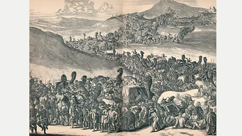 Getty Images Mansa Musa is said to have gone on a pilgrimage to Mecca in 1324 with an entourage of 60,000 people (Credit: Getty Images)