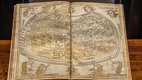 Rossi Thomson, by permission of the Biblioteca Civica Bertoliana – Vicenza Maps based on Ptolemy’s Geography facilitated the exploratory travels during the 15th Century (Credit: Rossi Thomson, by permission of the Biblioteca Civica Bertoliana – Vicenza)