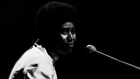 Getty Images Franklin frequently played the piano when she sang – when she switched to Atlantic Records in 1967, the mature phase of her career began (Credit: Getty Images)