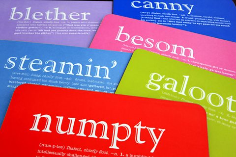 Colourful examples of Scots words